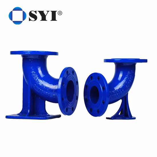 Factory ISO2531 En545 En598 Di Elbow Tee Corss Fitting Ductile Iron Cast Iron Flanged Pipe Fittings