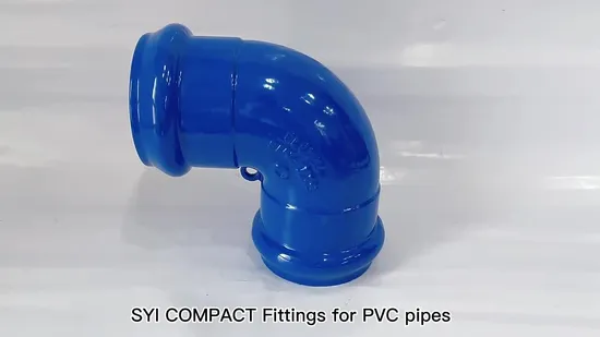 ISO 1083 ISO 2531 En 545 En598 PVC-Rohrverbindungsstücke aus duktilem Eisen für Pipeline-Projekte