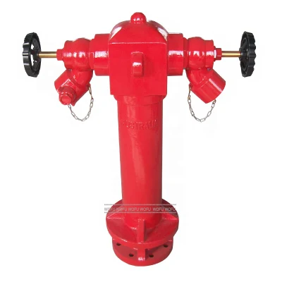 4-Zoll-Säulen-Feuerhydrant mit 2